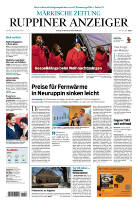 Cover of Ruppiner Anzeiger