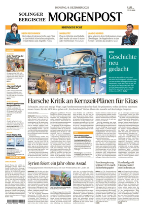 Cover of Solinger Bergische Morgenpost/Remscheid