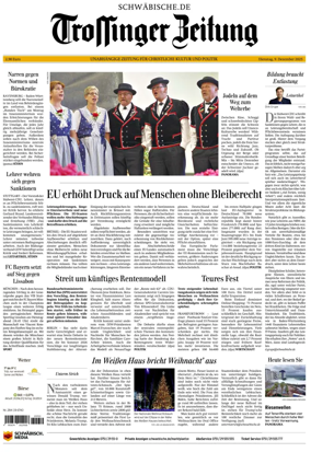 Cover of Trossinger Zeitung