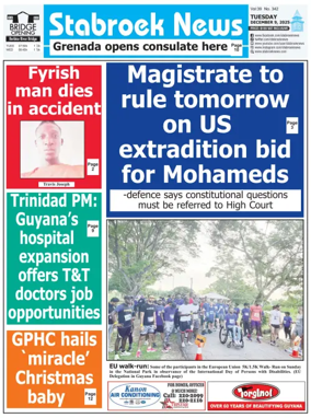 Cover of Stabroek News