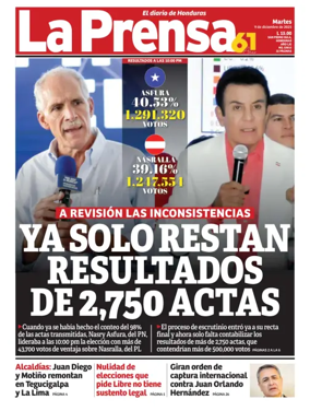 Cover of Diario La Prensa