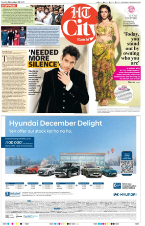 Cover of Hindustan Times (Ranchi) - Live