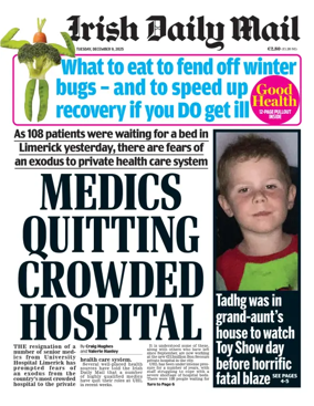 Cover of Irish Daily Mail