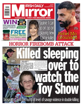 Cover of Irish Daily Mirror
