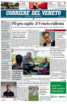 Cover of Corriere del Veneto (Padova e Rovigo)
