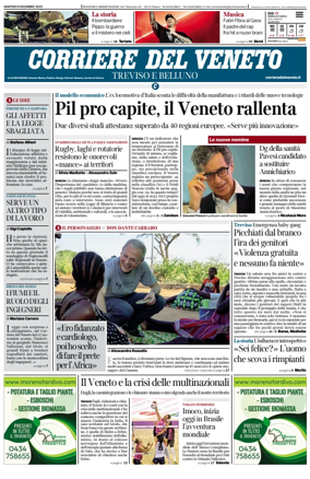 Cover of Corriere del Veneto (Treviso e Belluno)