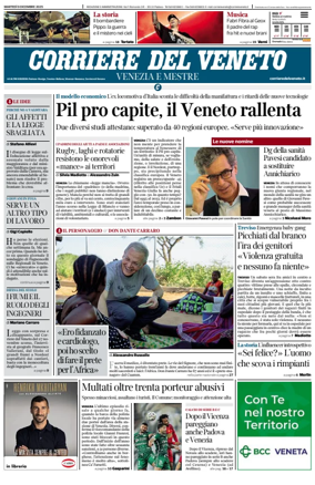 Cover of Corriere del Veneto (Venezia e Mestre)