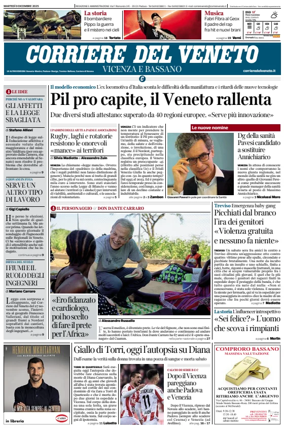 Cover of Corriere del Veneto (Vicenza e Bassano)