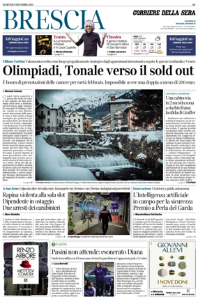 Cover of Corriere della Sera (Brescia)