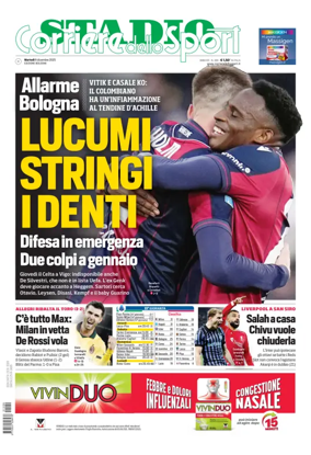 Cover of Corriere dello Sport Stadio (Bologna)