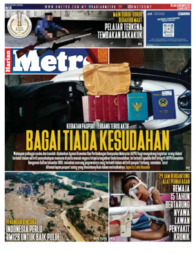 Cover of Harian Metro