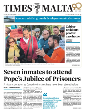 Cover of Times of Malta