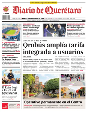 Cover of Diario de Queretaro