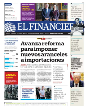 Cover of El Financiero