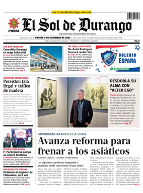 Cover of El Sol de Durango