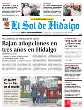 Cover of El Sol de Hidalgo