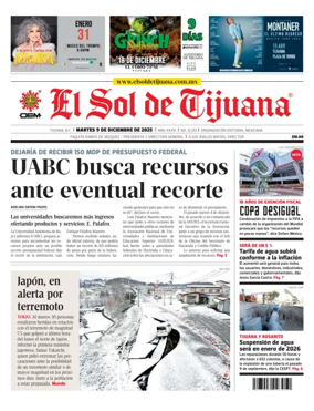 Cover of El Sol de Tijuana