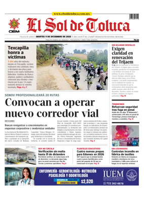 Cover of El Sol de Toluca