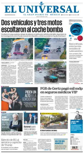 Cover of El Universal