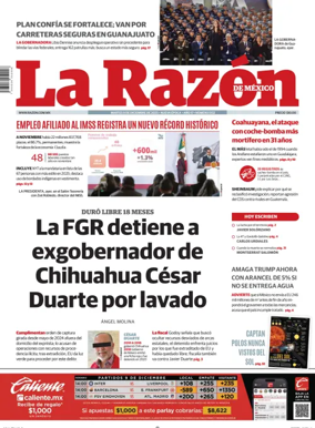 Cover of La Razón de México