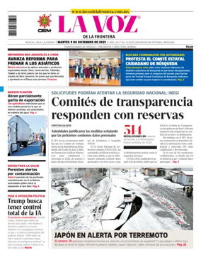 Cover of La Voz de la Frontera