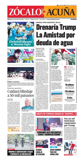 Cover of Zócalo Acuña