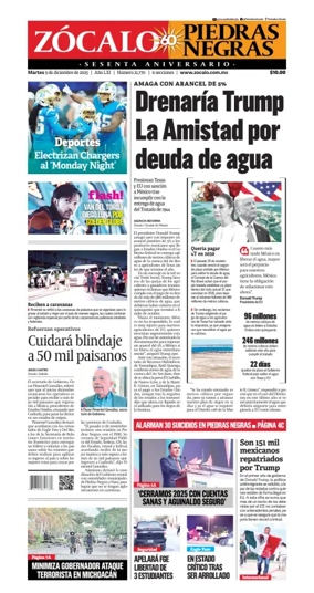 Cover of Zócalo Piedras Negras