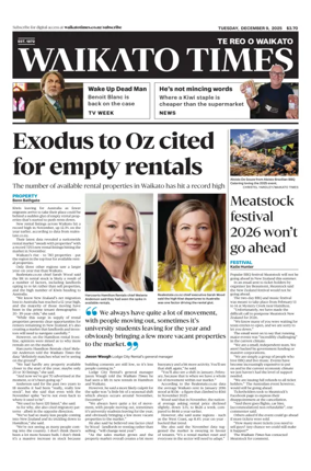 Cover of Waikato Times