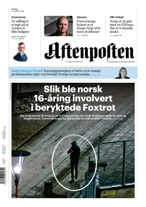 Cover of Aftenposten