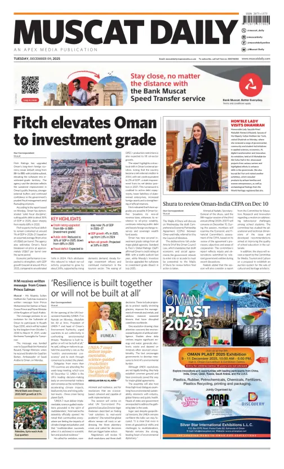 Cover of Muscat Daily