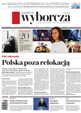 Cover of Gazeta Wyborcza