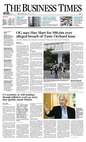 Cover of The Business Times