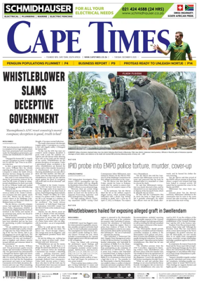 Cover of Cape Times
