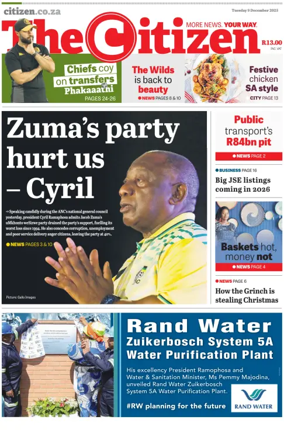 Cover of The Citizen (Gauteng)