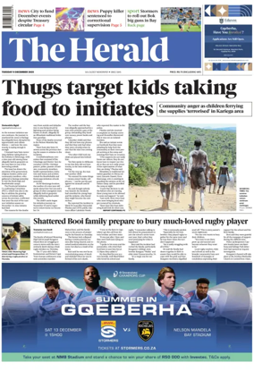 Cover of The Herald (South Africa)