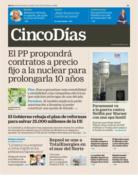 Cover of Cinco Días