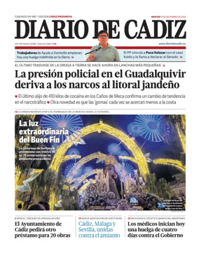 Cover of Diario de Cadiz