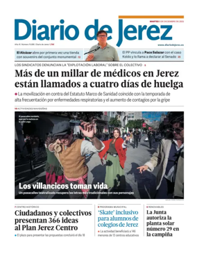 Cover of Diario de Jerez
