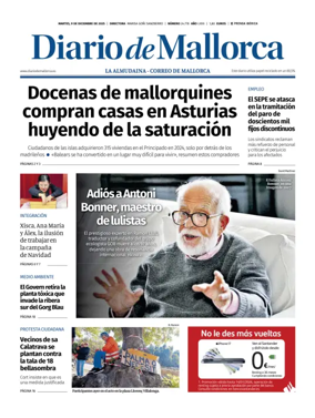 Cover of Diario de Mallorca