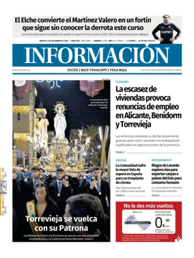 Cover of Diario Informacion (Elche y Vega Baja)