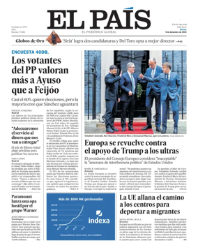 Cover of El País (Nacional)