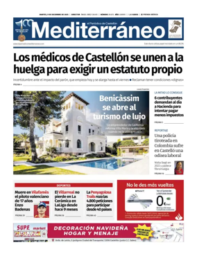 Cover of El Periódico Mediterráneo