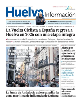 Cover of Huelva Informacion