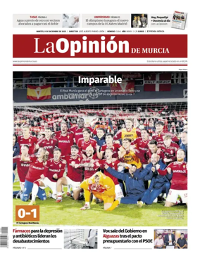 Cover of La Opinión de Murcia