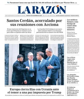 Cover of La Razon (Levante)