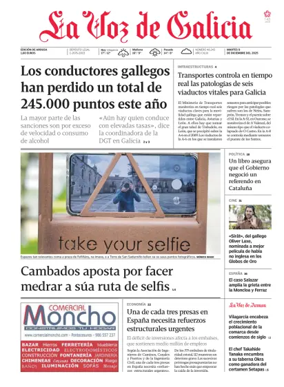 Cover of La Voz de Galicia (Arousa)