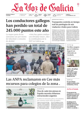 Cover of La Voz de Galicia (Carballo)
