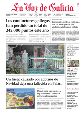 Cover of La Voz de Galicia (Deza)