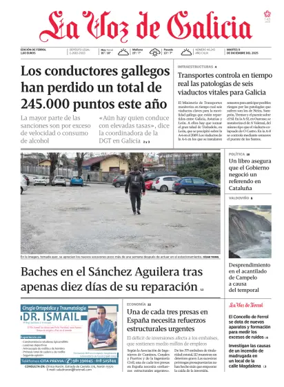 Cover of La Voz de Galicia (Ferrol)