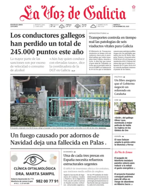 Cover of La Voz de Galicia (Monforte)